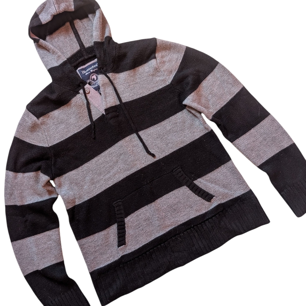 🎀Bluenotes Men's Hoodie Sweater in Black and Gray